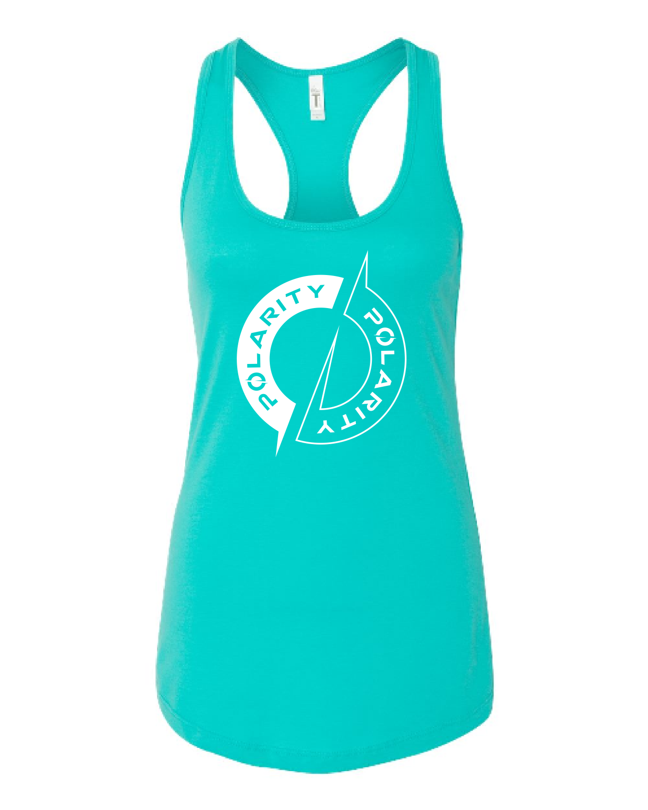 POLARITY CIRCLE LOGO RACERBACK
